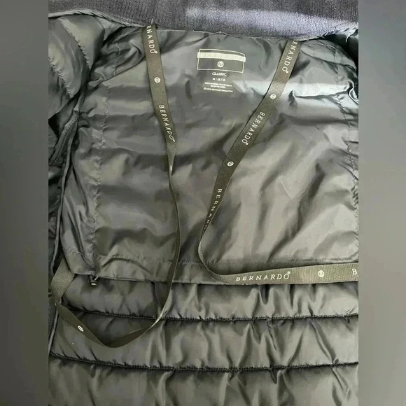 [M]Bernardo Classic  Eco Plume Blue Puffer Jacket - Picture 3 of 11